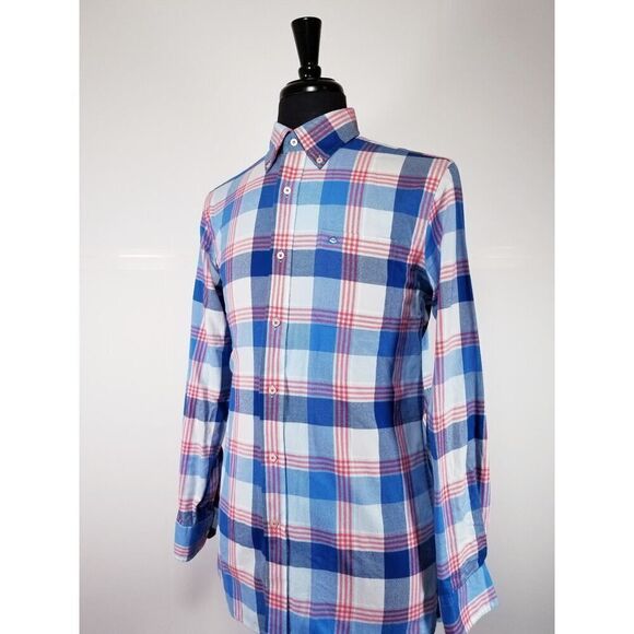 Southern Tide Flannel Shirt Button Down Men’s Size Small Plaid - Picture 3 of 9